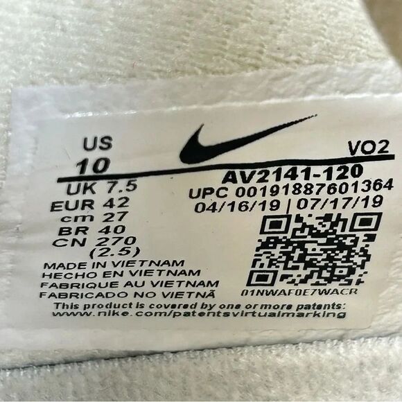 Nike Metcon 4 White Gym Sneaker Weight Lifting Athletic Shoe Womens Size 10 - Picture 9 of 10